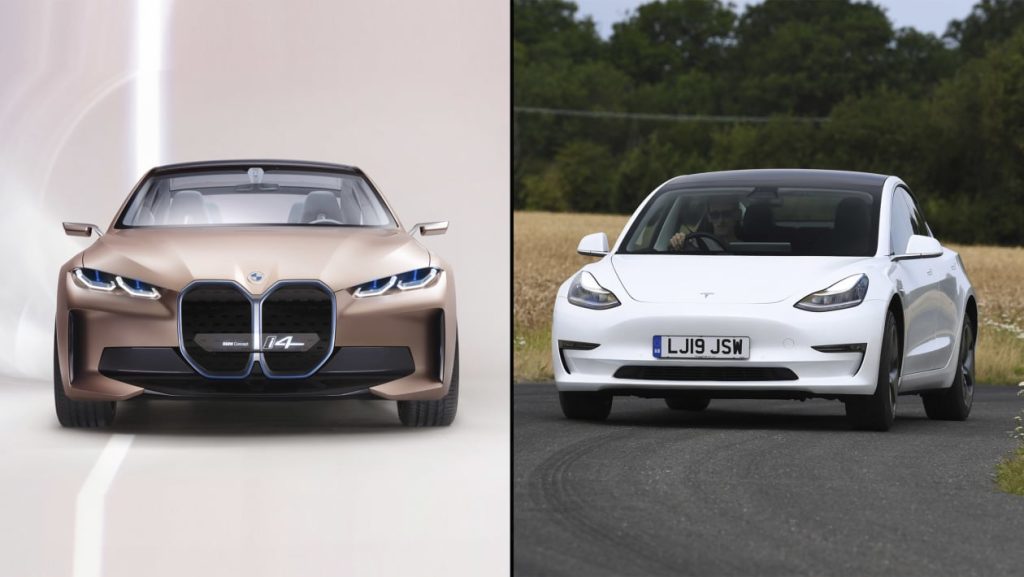 Content image for EV Rivals Clash: Tesla Model 3 vs. BMW i4 - Which Electric Sedan Wins?